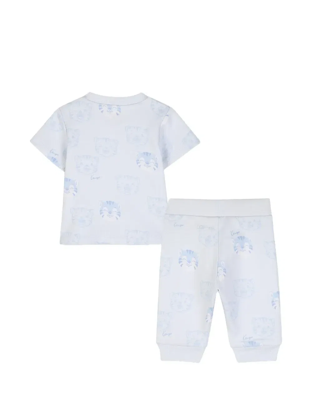 Комплект с принтом Kenzo Kids, синий — фото 2