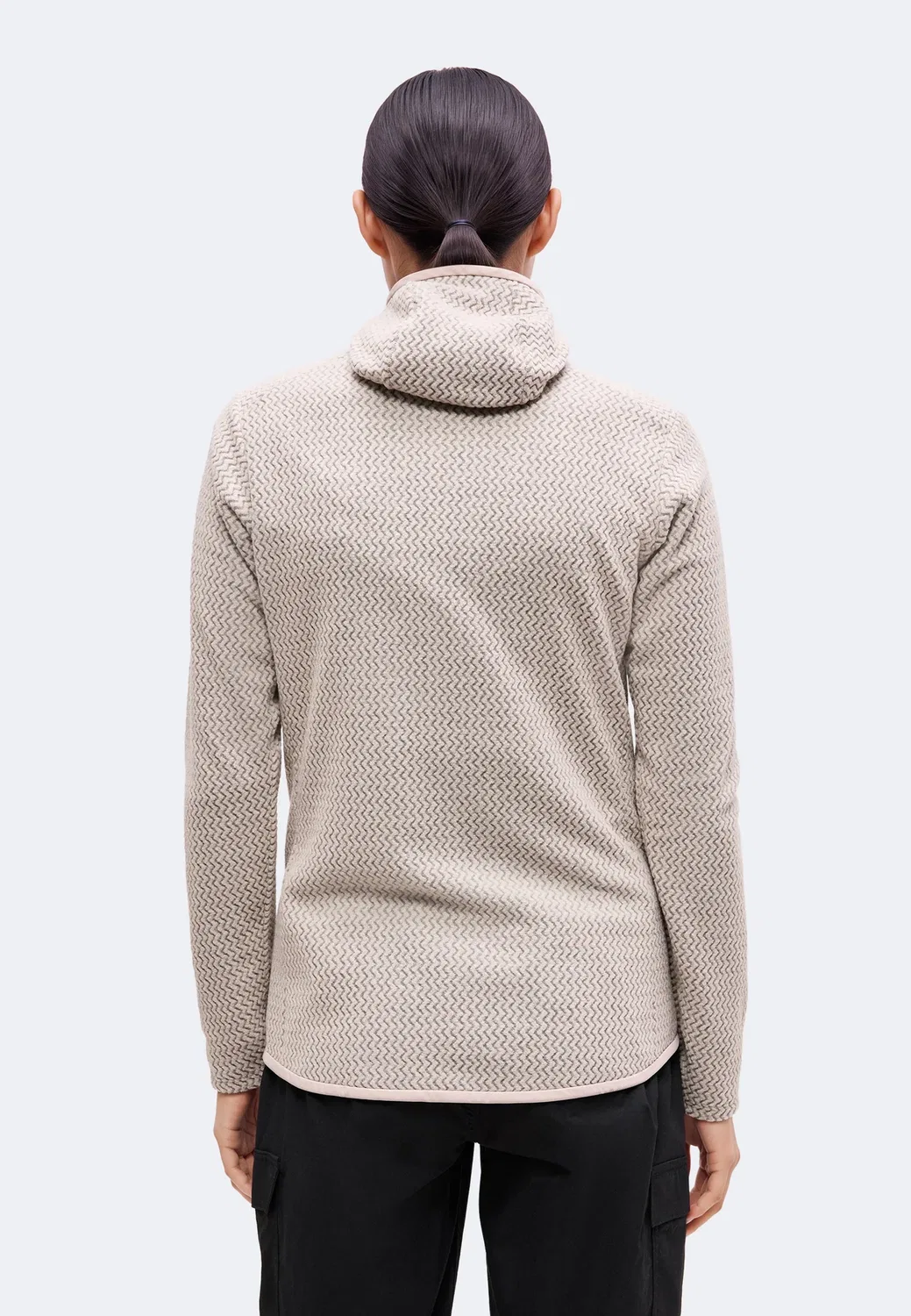 Толстовка R1 air на молнии с капюшоном - флисовая куртка Patagonia, Stingray Mauve — фото 3