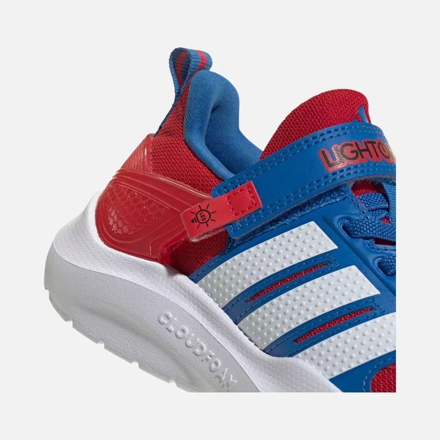 Детские спортивные кроссовки Marvel Lightorama Spider-Man adidas, Красный — фото 4