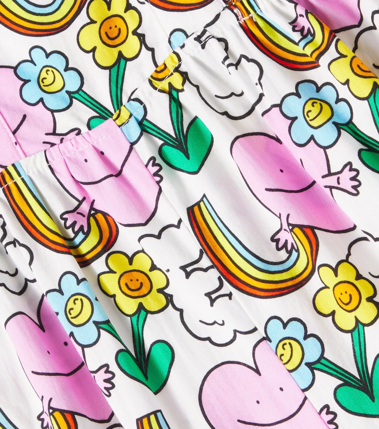 Комбинезон с принтом Stella Mccartney Kids, белый — фото 3