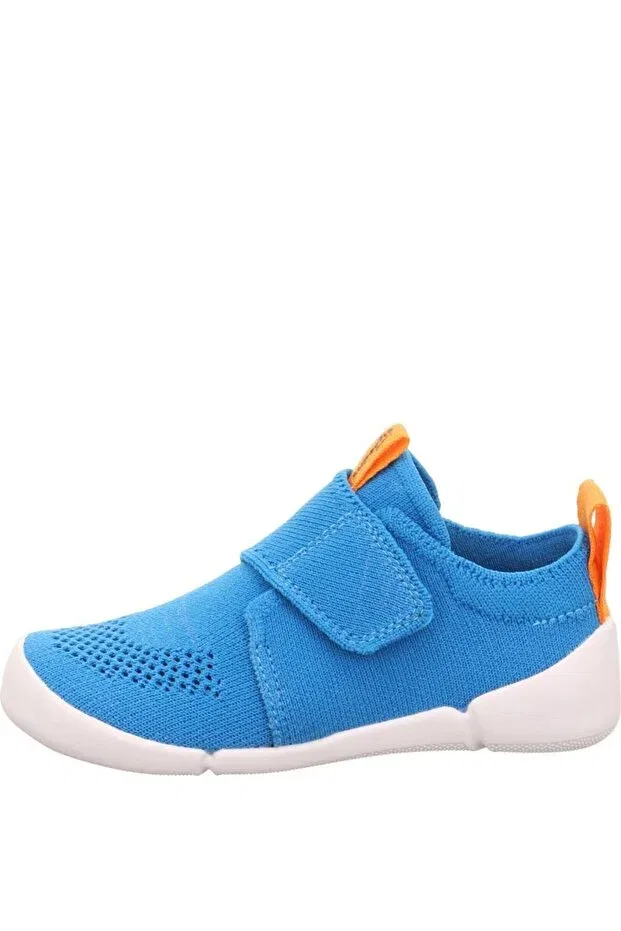 Детские повседневные туфли для девочек на плоской подошве Venti barefoot günülk shoes Superfit, Blue