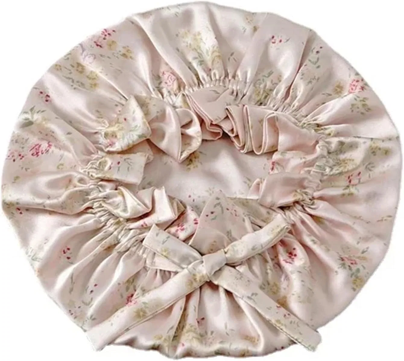 Шапочка для душа Double Layer Mulberry Silk, DYYEUAVT, Flower