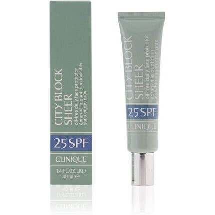 City Block Sheer Spf 25 Безмасляное ежедневное средство для защиты лица, 40 мл, Clinique — фото 2
