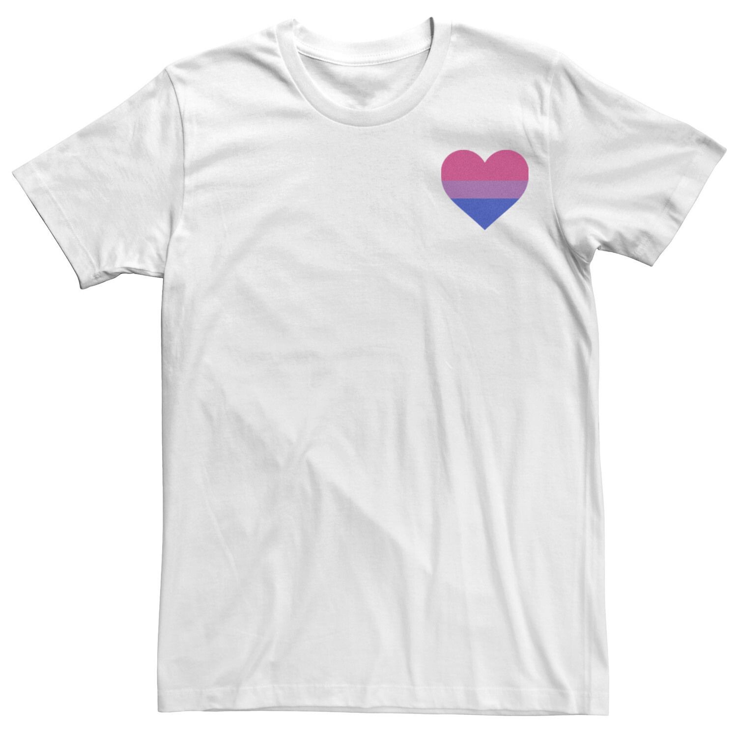 

Мужская футболка Pride Biсексуальная Pride Heart Licensed Character