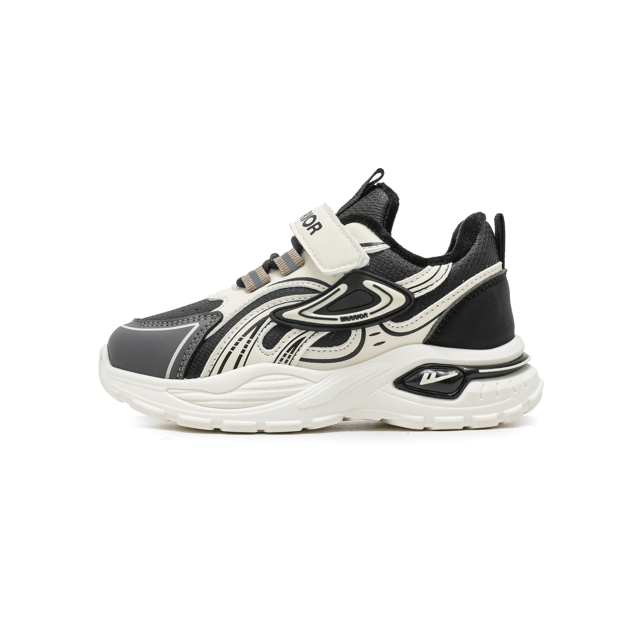 

Водонепроницаемые, нескользящие и устойчивые к истиранию утепленные ботинки Kids' WARRIOR, бежевый/черный/темно-серый (fleece-lined)