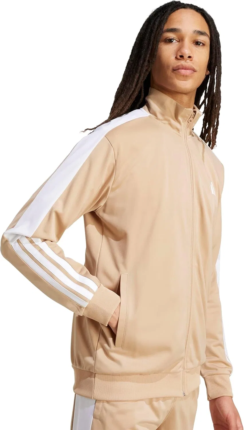 Куртка спортивная Colorblock, adidas, Warm Sandstone/White — фото 3
