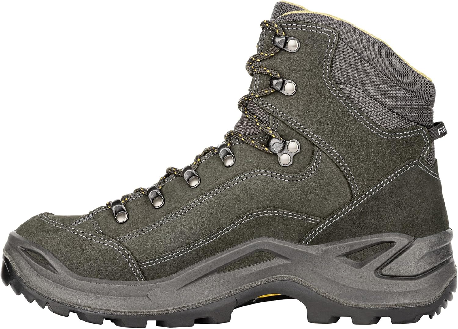 Мужские походные ботинки Lowa Renegade GTX Mid, Anthracite Mustard — фото 3
