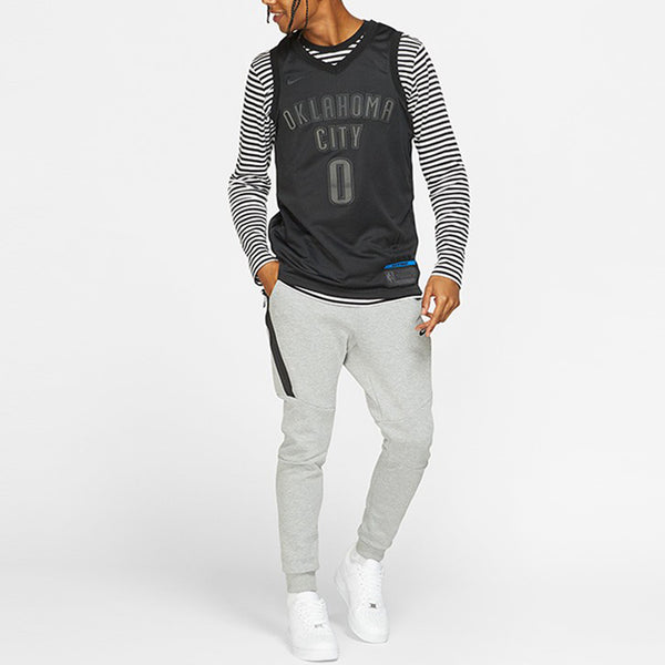 Спортивная футболка nba westbrook okc thunder mvp jersey black Nike, черный — фото 4