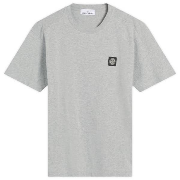 

Футболка с нашивкой-логотипом Stone Island, серый