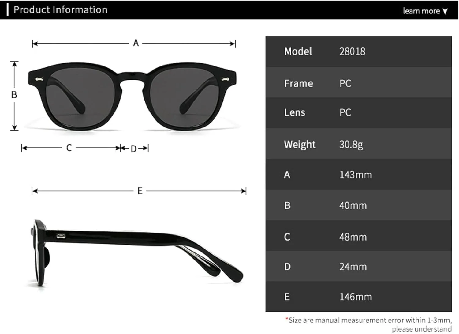 

Солнцезащитные очки Melrose Luxury в маленькой оправе для женщин и мужчин, винтажный панк, с заклепками, защита от ультрафиолета UV400, артикул 28018, Grey