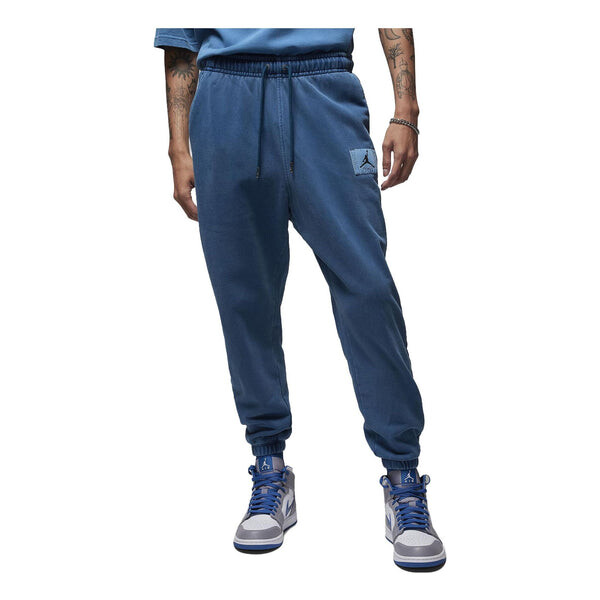 

Брюки Essentials флисовые потертые брюки Air Jordan, синий