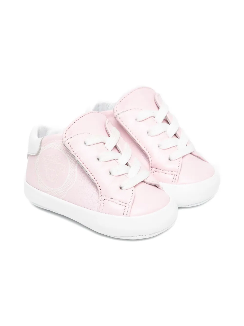 

Кроссовки с декором Medusa Versace Kids, розовый