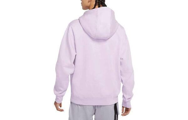 Толстовка Men's Nike Logo Embroidered Solid Color Fleece Lined Casual Purple, фиолетовый — фото 2