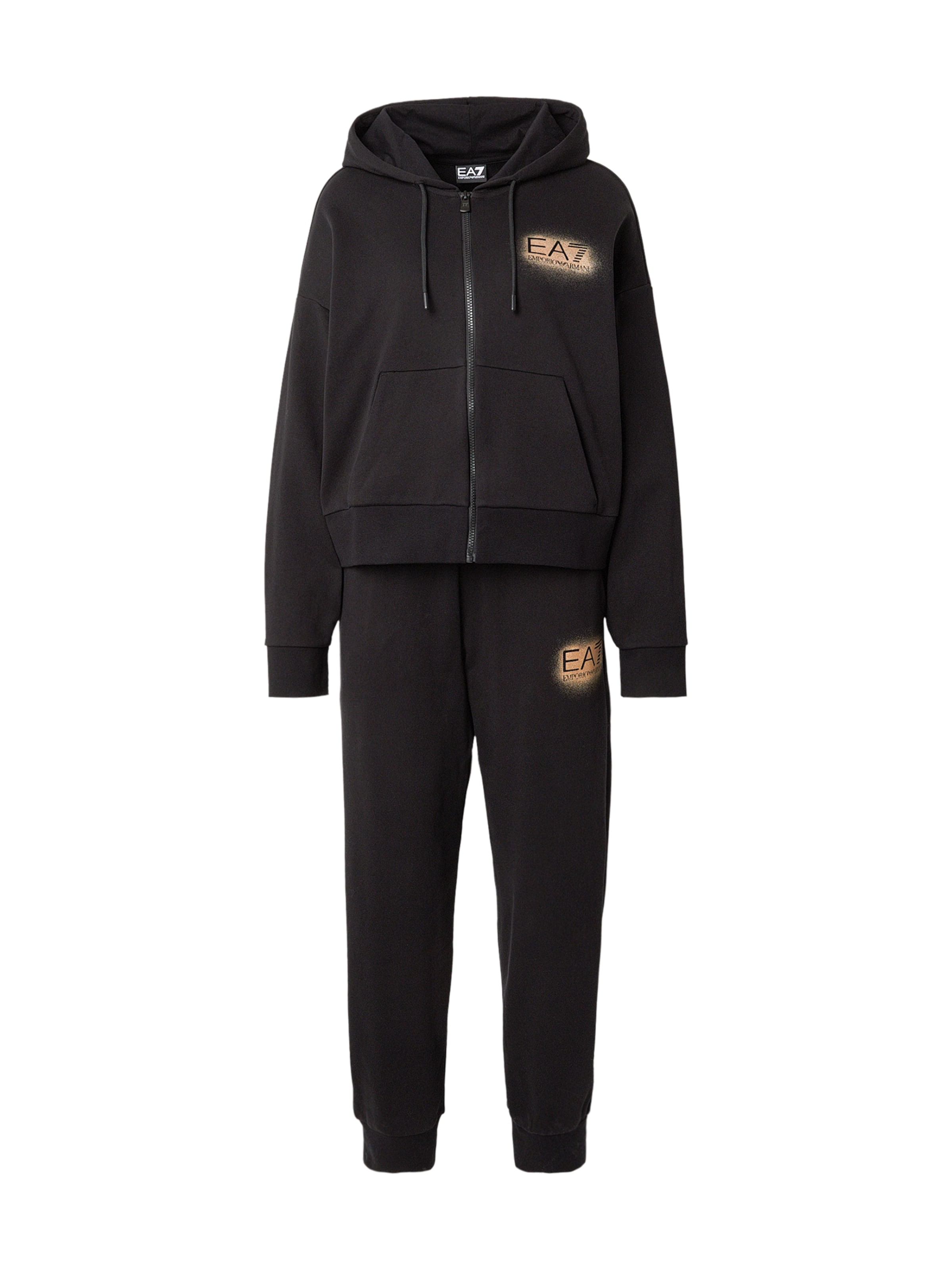 

EA7 Emporio Armani Спортивный костюм в черном цвете