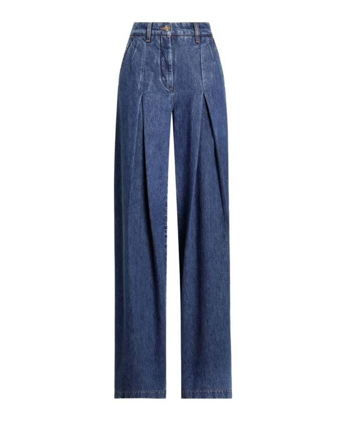 Джинсы Dolce & Gabbana Wide-leg, синий