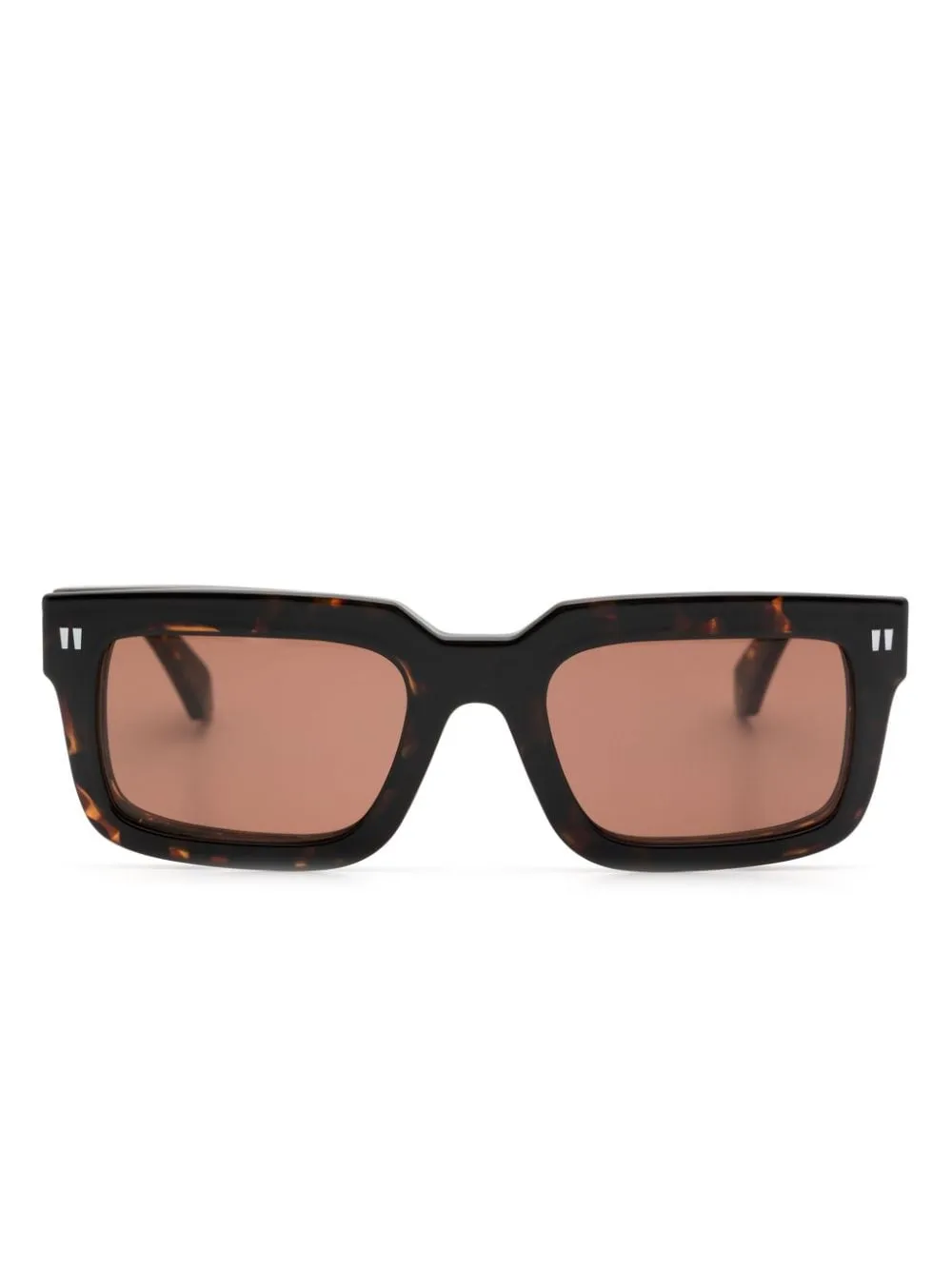

Солнцезащитные очки Clip On2 Off-White Eyewear, коричневый