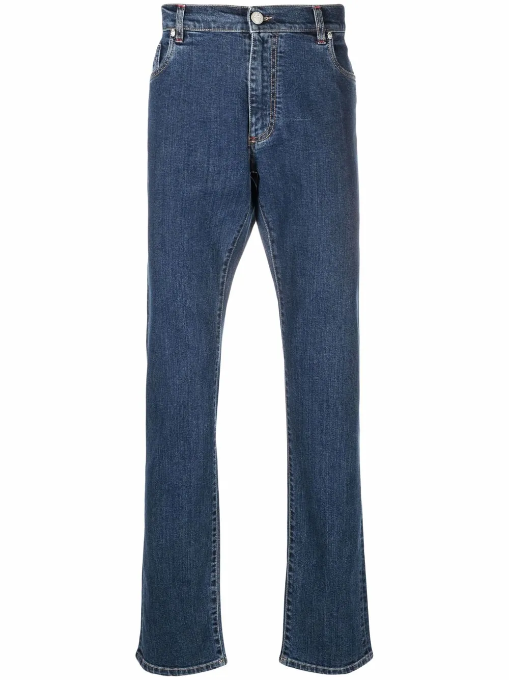 

Джинсы с вышитым логотипом Billionaire, синий