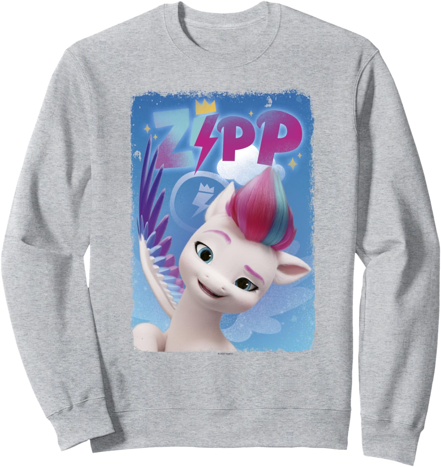 

Толстовка с постером My Little Pony: A New Generation от Зиппа Шторма, серая, Серый, Толстовка с постером My Little Pony: A New Generation от Зиппа Шторма, серая