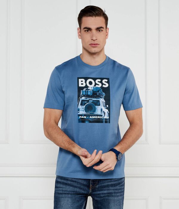 

Футболка te_mextour Regular fit Boss Orange, синий