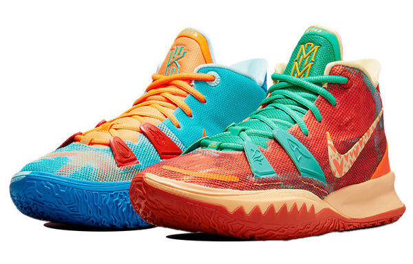 Кроссовки Nike Sneaker Room x Kyrie 7 'Mom', красный — фото 3