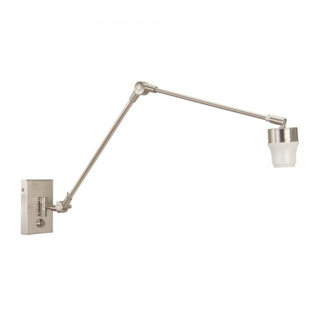 

Настенный светильник Steinhauer Prestige Chic, 1 лампочка, серебристый матовый, 80x15см