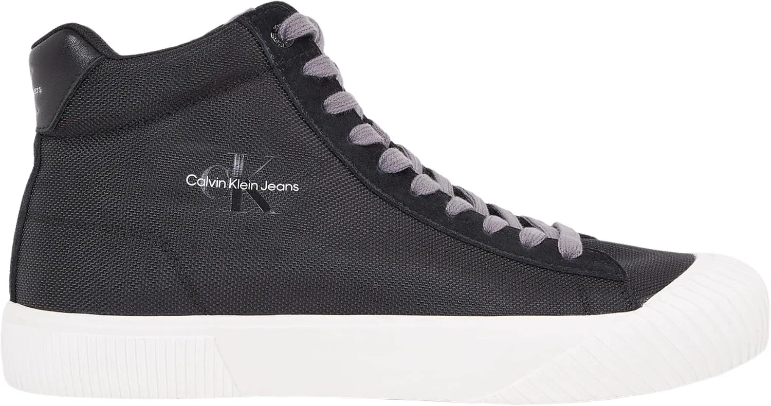 Мужские кроссовки Calvin Klein Skater Vulc Mid Mtr Ym0ym00999, Black, Bright White — фото 2