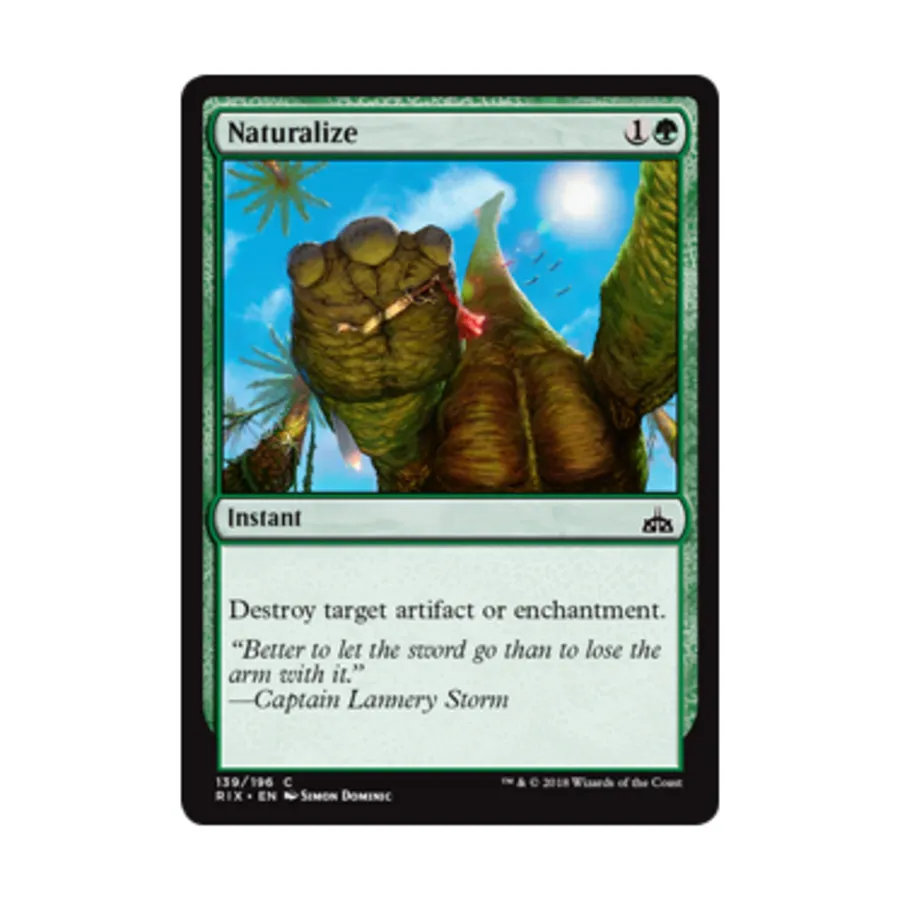 

CCG Натурализовать (С), MTG - Rivals of Ixalan