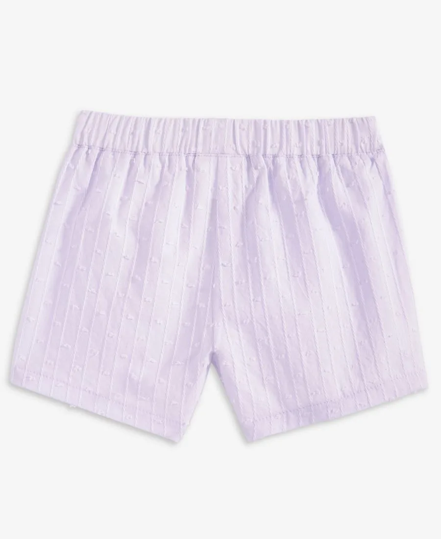 Хлопковые шорты в горошек для девочек 2T-4T First Impressions, Dull Violet — фото 2