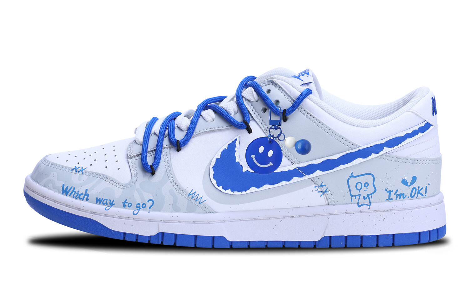 

Женские кроссовки для скейтбординга Nike Dunk, Blue/Gray