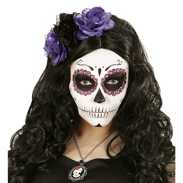 Аппликация для макияжа LOS MUERTOS РОЗОВАЯ И ФИОЛЕТОВАЯ Widmann — фото 2