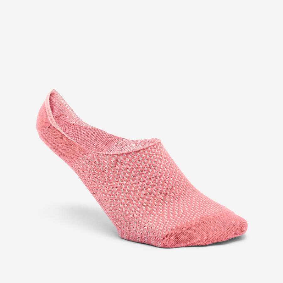 

DECATHLON Носки-невидимки, 3 пары, розовые/белые