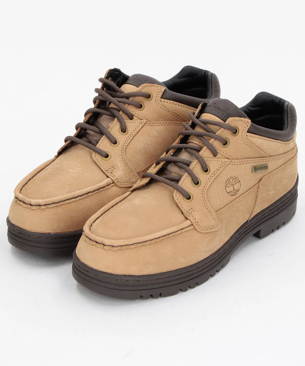 Ботинки Timberland Moc Toe GTX водостойкие нубук 25-27.5см коричневые