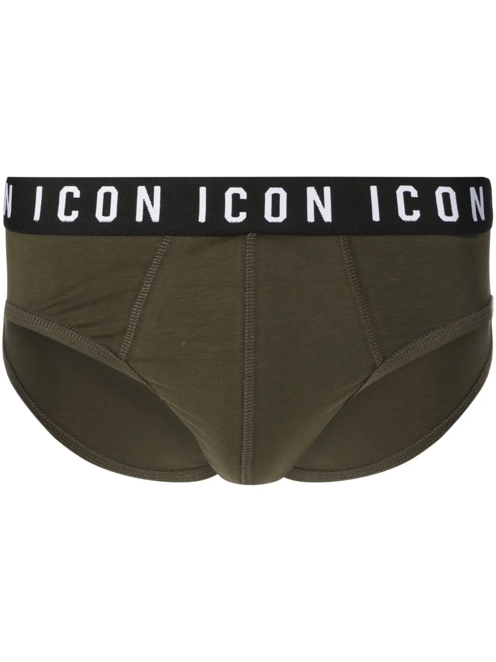 

Трусы-брифы с логотипом Icon DSQUARED2, зеленый