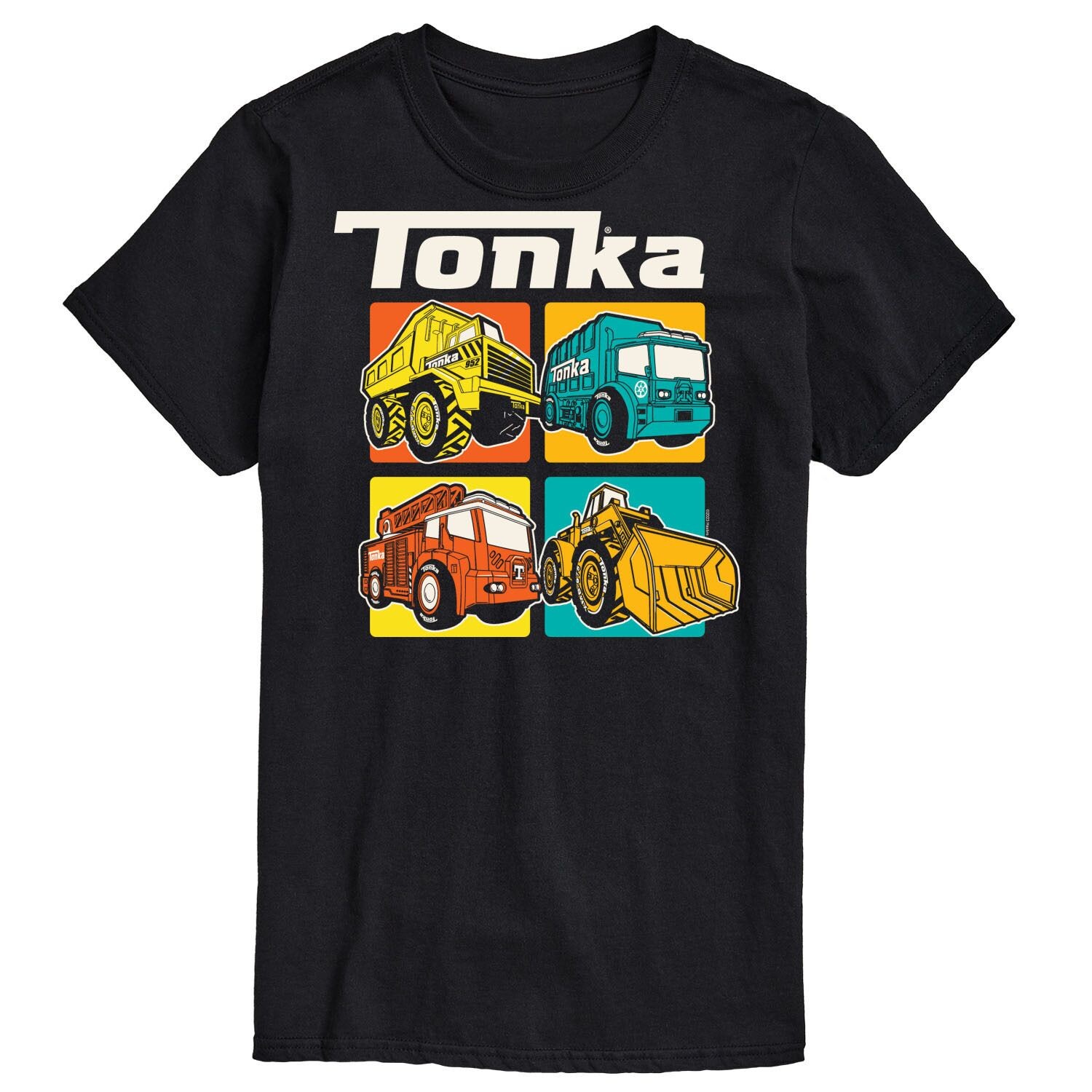 

Футболка Big & Tall с рисунком в сетку тонка Tonka, черный