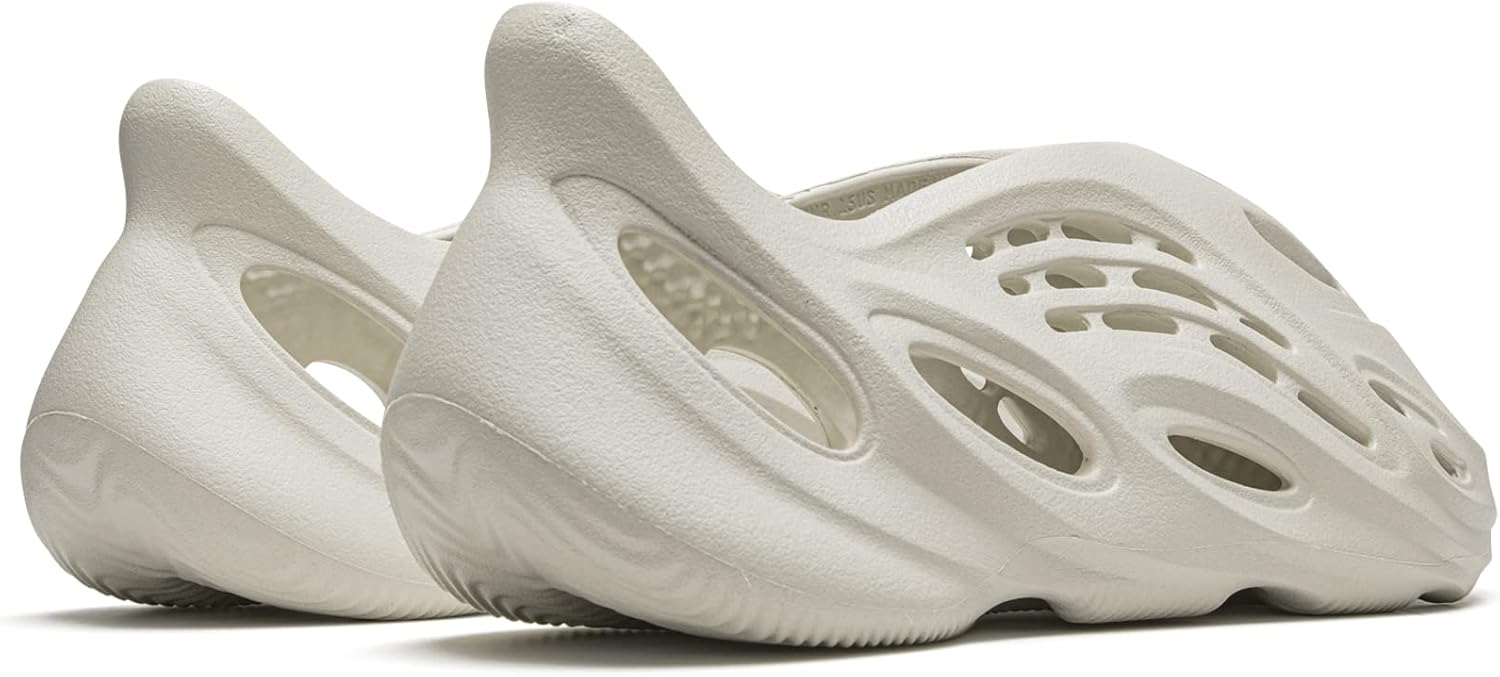 Мужские слипоны-сандалии adidas Yeezy Foam RNR, белый — фото 4