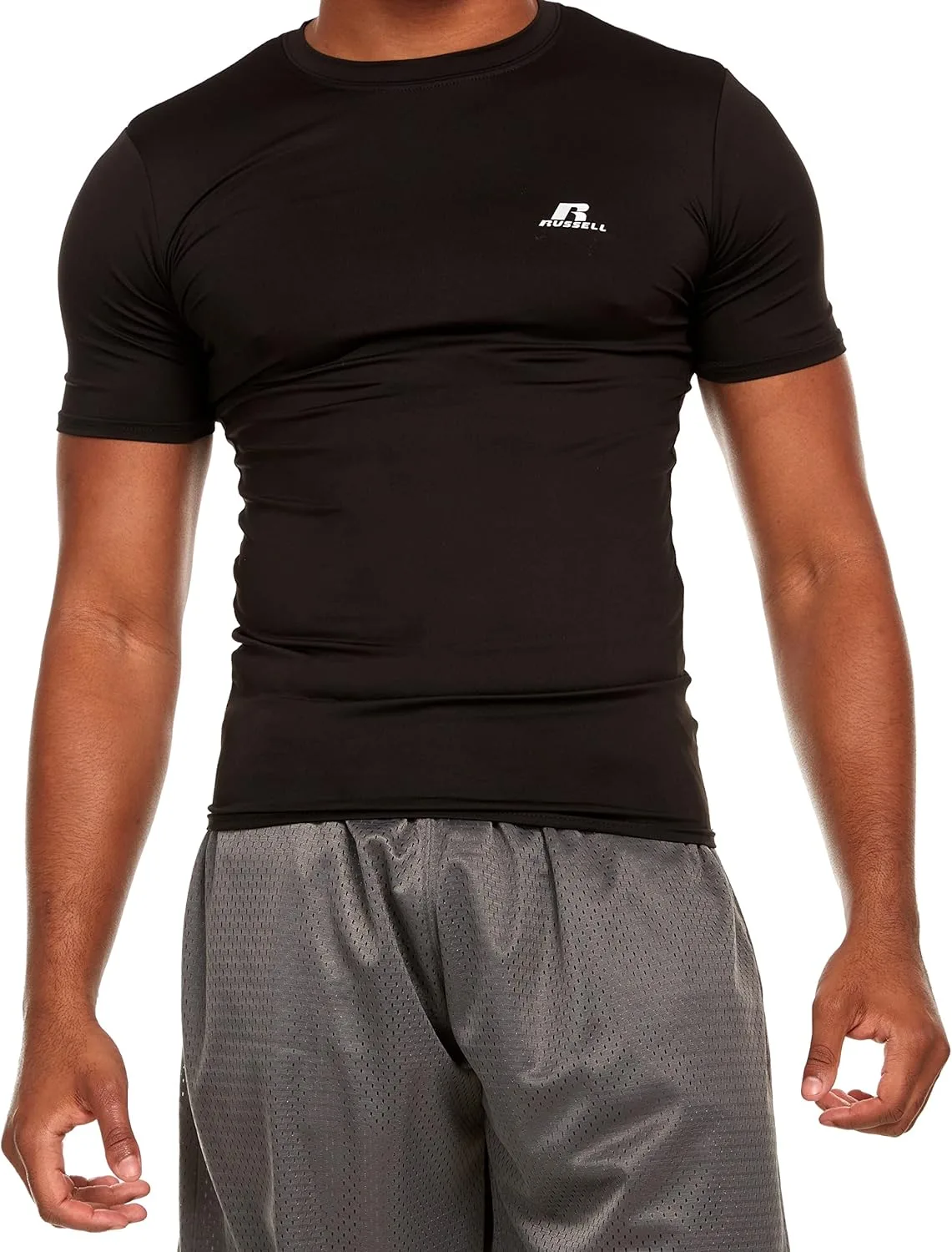 

Russell Athletic Мужская Фитнес Футболка с Компрессией