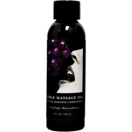 

Съедобное массажное масло Earthly Body Grape, 2 унции, 60 мл
