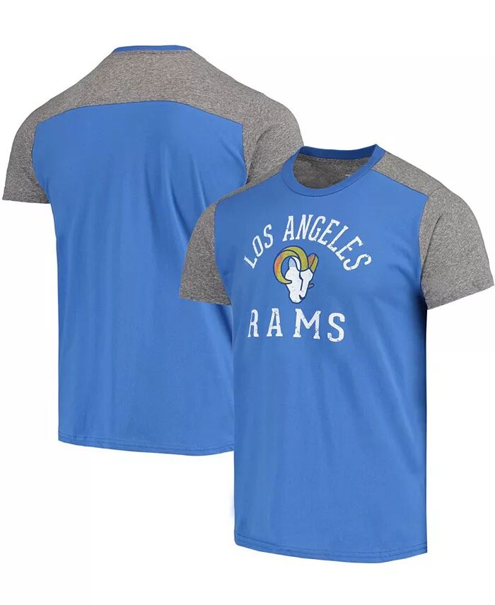

Мужская футболка Royal, серая Los Angeles Rams Field Goal Slub Majestic