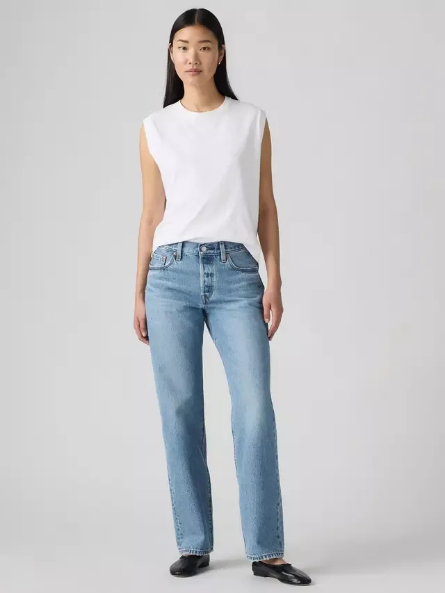 Джинсы прямые, средней посадки, модель 501, 90-е Levi's, In Love With You