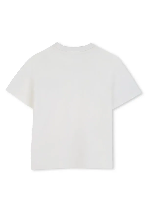 Футболка с принтом Michael Kors Kids, Offwhite — фото 3