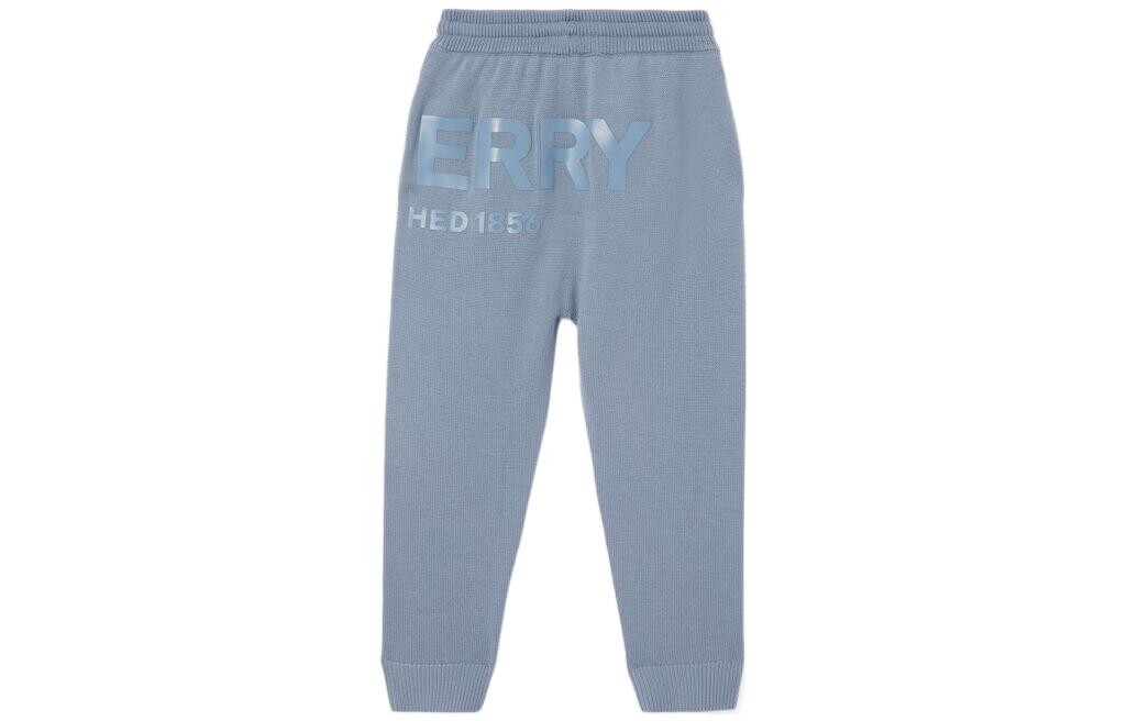 

Детские трикотажные спортивные штаны Burberry, цвет Blue