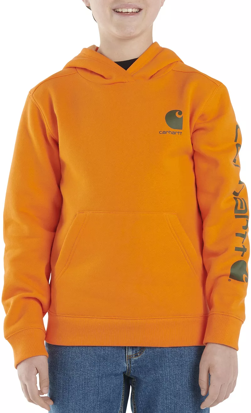 

Толстовка с рисунком Carhartt для мальчиков, оранжевый