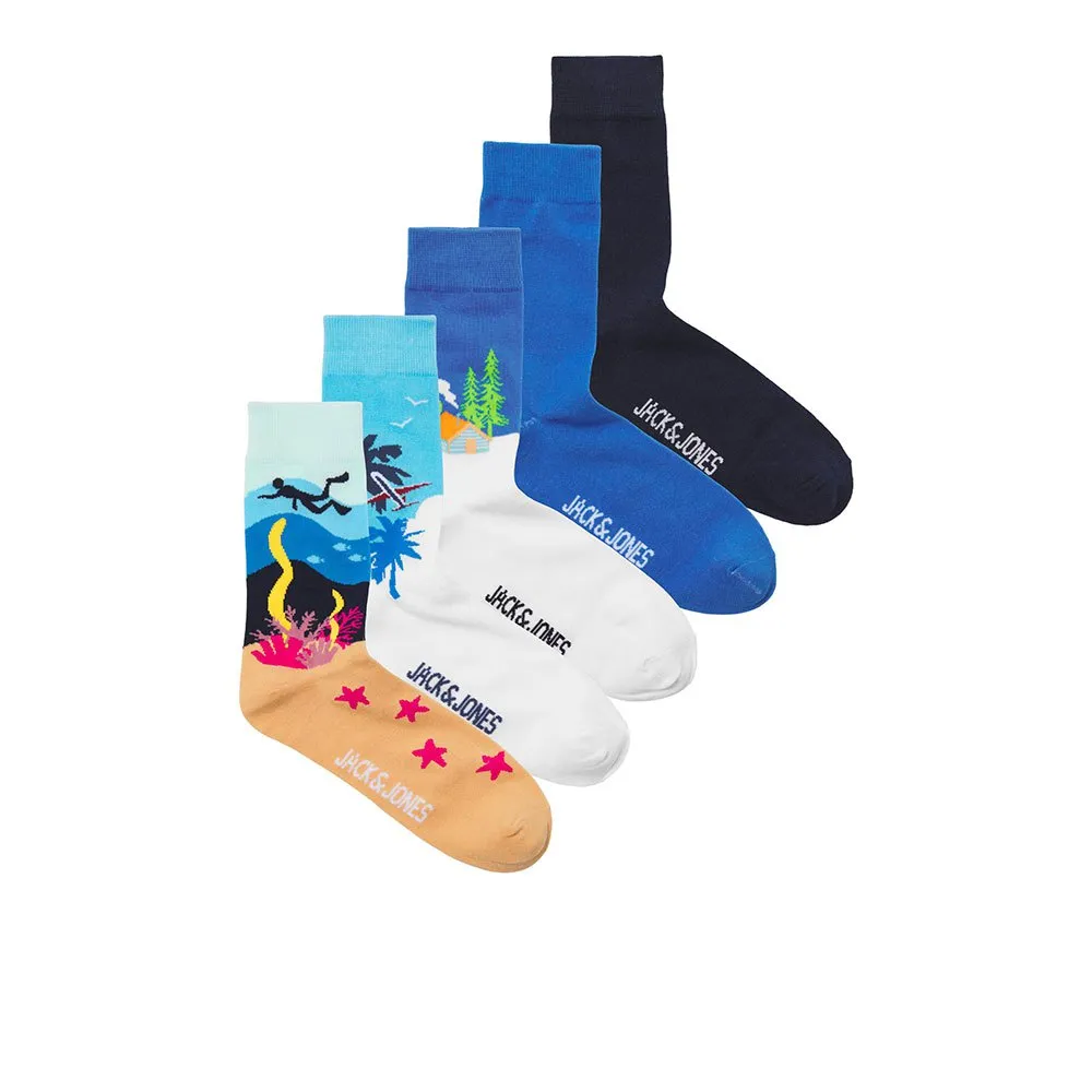 

Носки Jack & Jones Vacay 5 pairs, разноцветный
