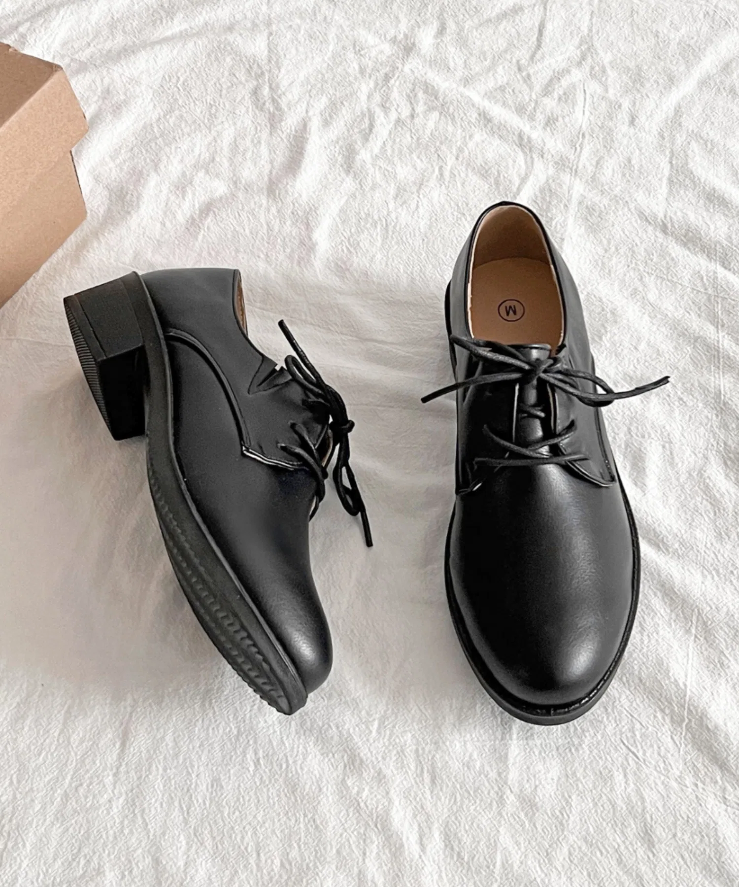 Унисекс туфли оксфорды Shoes in Closet 7633 тёмно-коричневые — фото 3