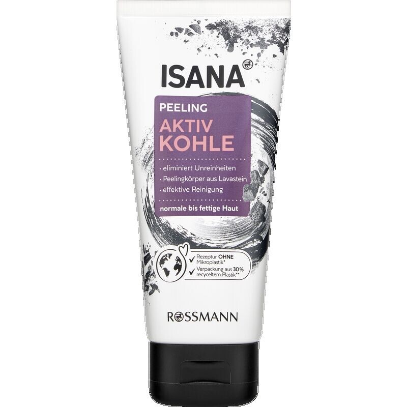 

Отшелушивающий активированный уголь ISANA, 100 ml