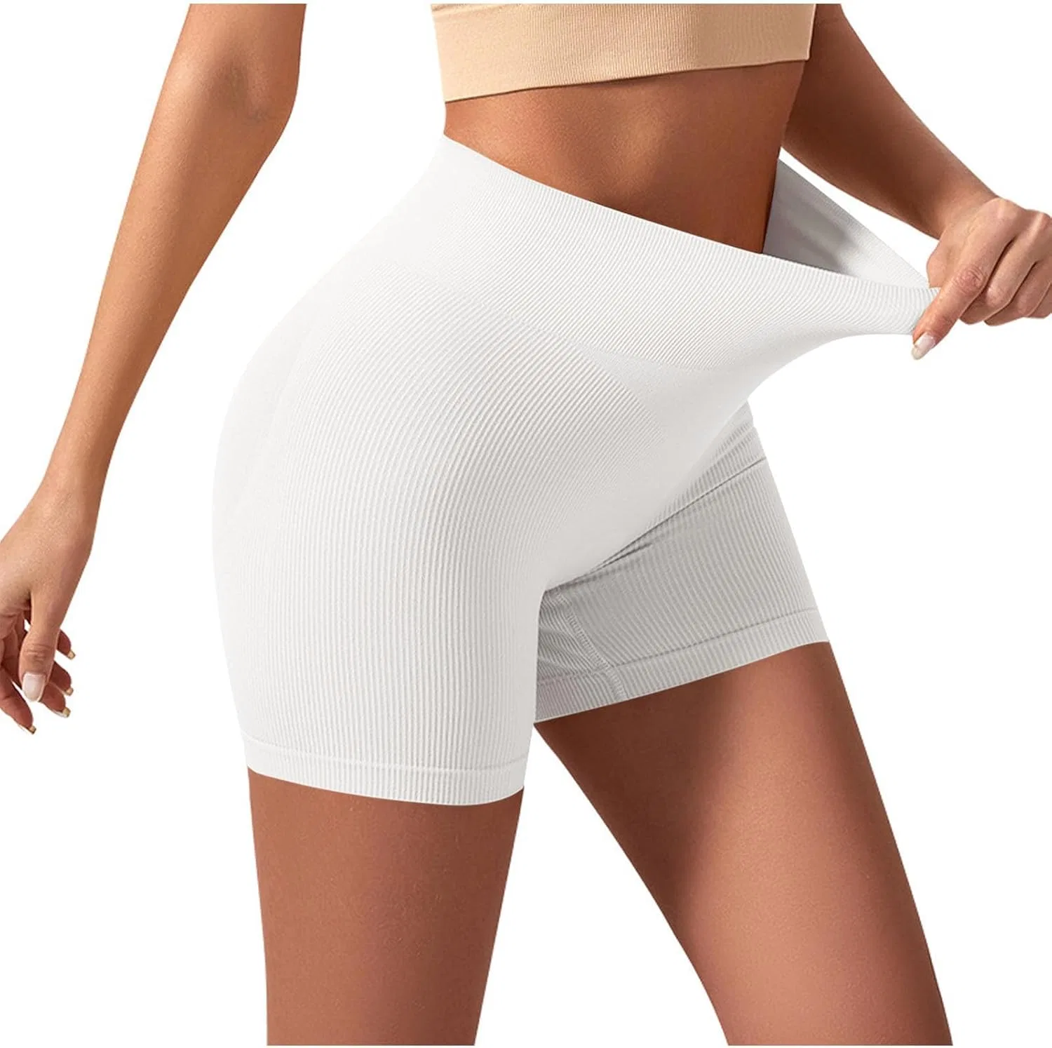 Шорты для бега и фитнеса, Generic, K-081 White