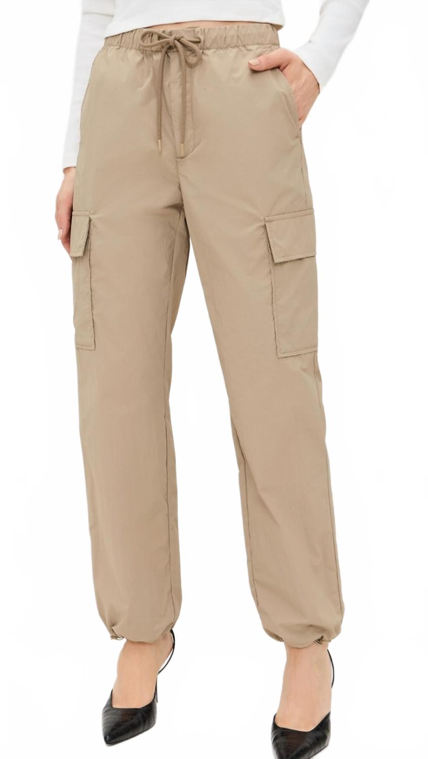 

Джейд облегченные карго брюки в цвете лесной орех PISTOLA, Hazel