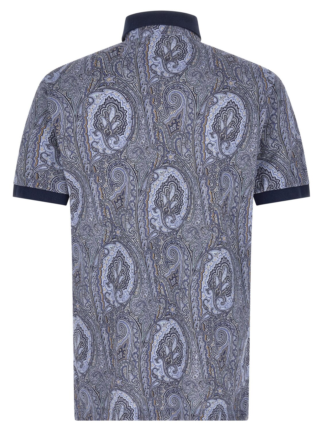 Поло с узором "Arnica Paisley" ETRO, синий — фото 2
