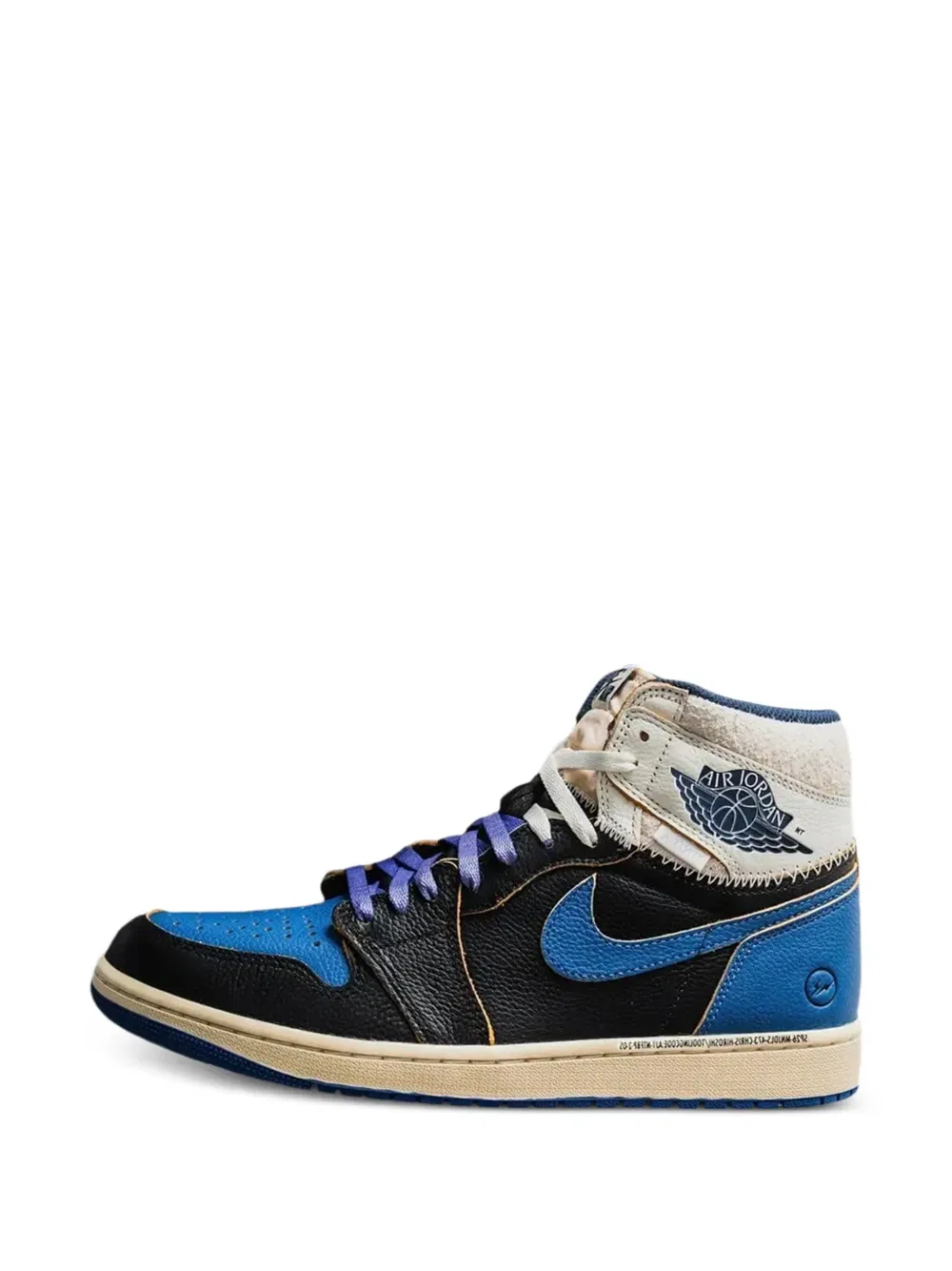 Высокие кроссовки Air 1 Jordan, черный