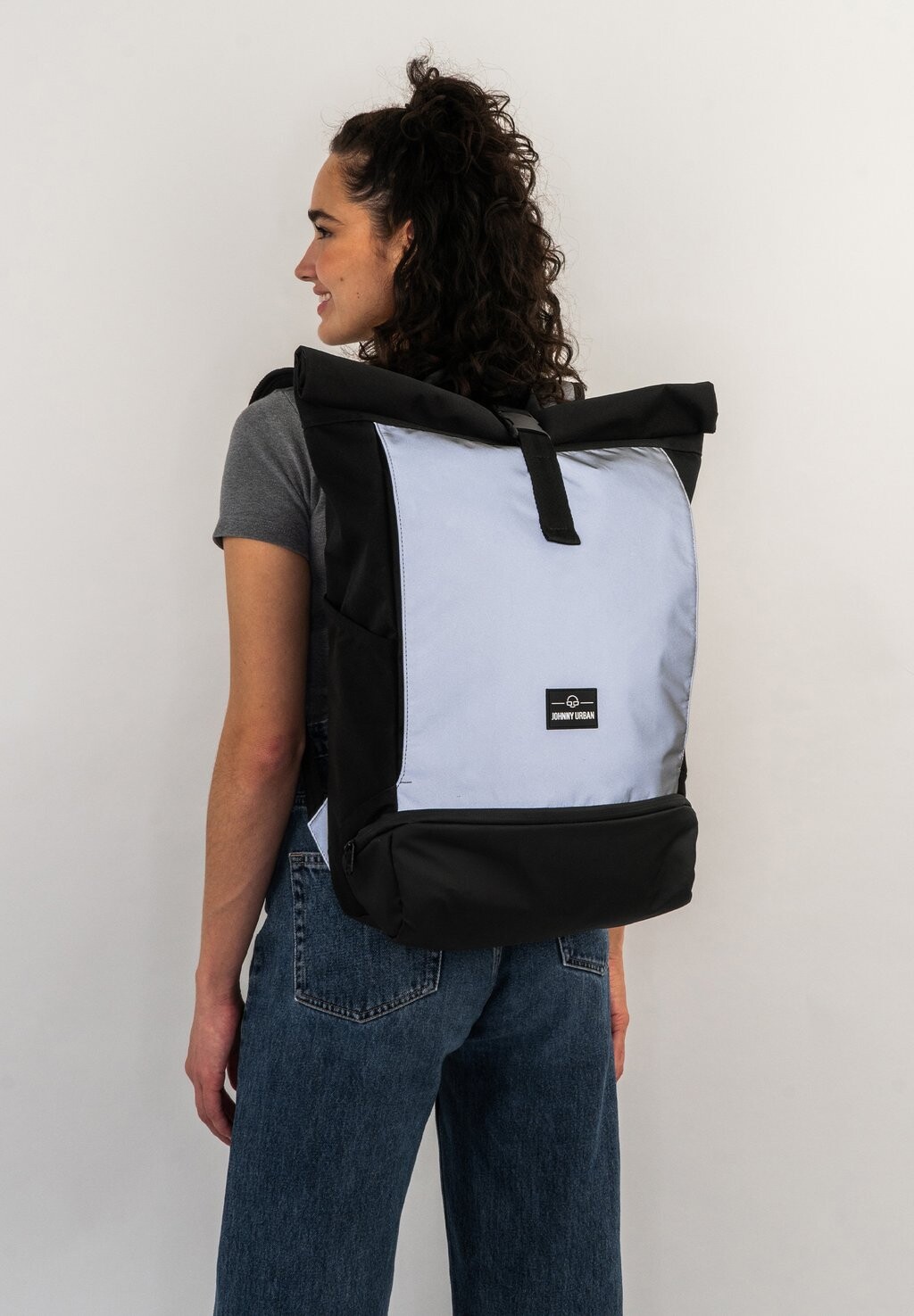 

Рюкзак ALLEN LARGE REFLECTIVE ROLLTOP Johnny Urban, цвет schwarz reflektierend
